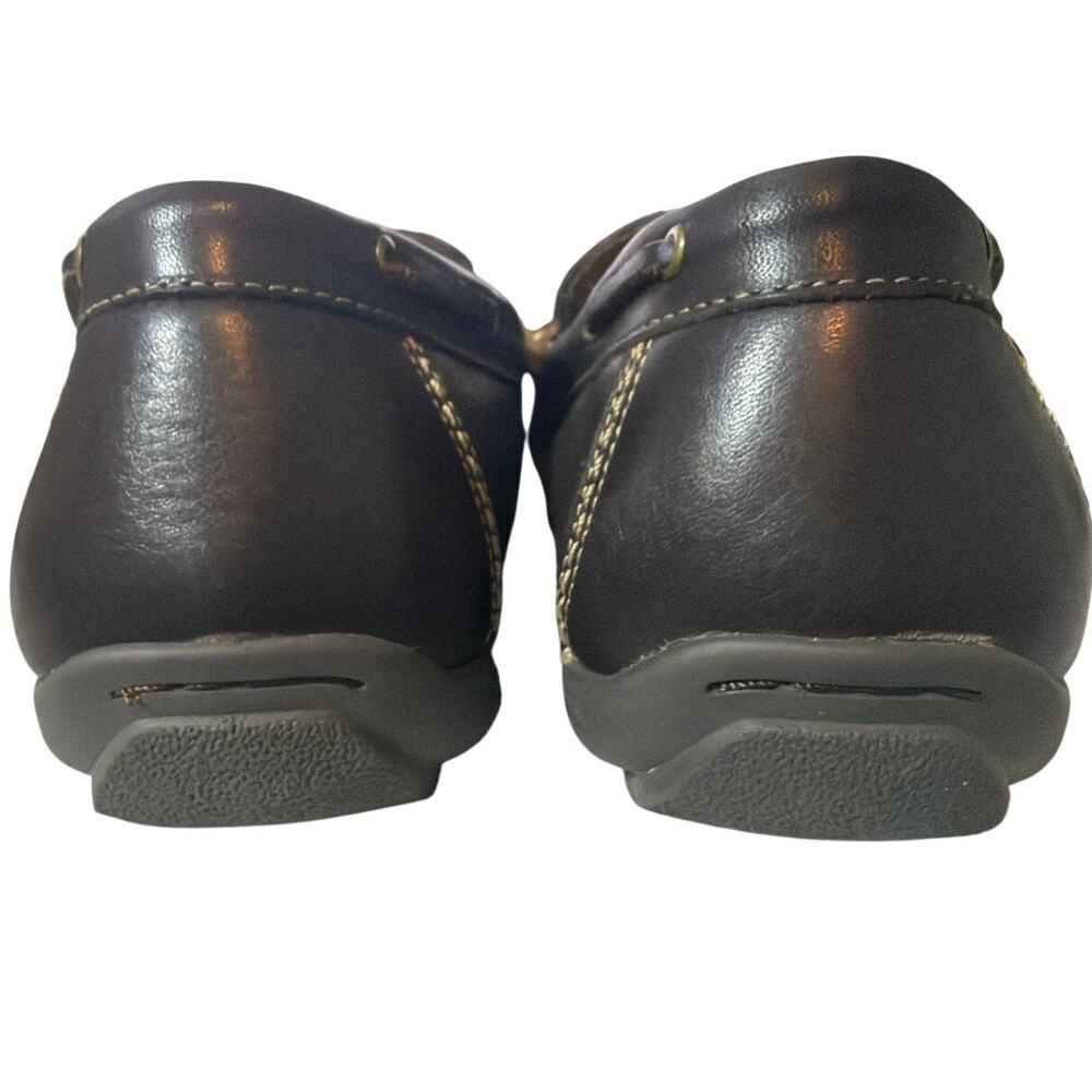 Crown & Ivy Size 11M Brown Leather Moccasins - Picture 6 of 9